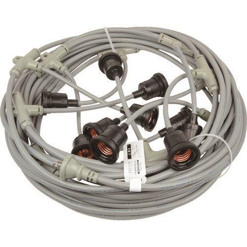 HASEGAWA 分岐ケーブル ESTシリーズ 20m 防水ソケット×10 EST1-20M-10L | 