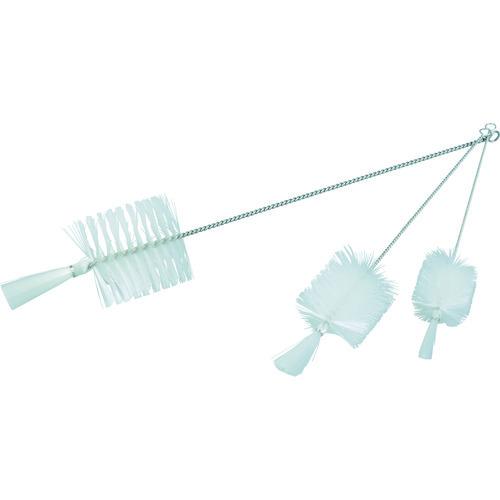 TRUSCO 理化学ブラシ 瓶洗い用 ナイロン毛 ステンレス柄1号 TBP-S1N | TRUSCO中山