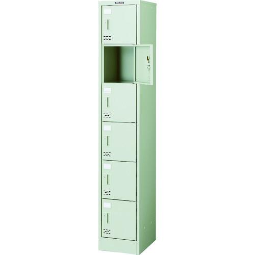 (送料別途)(直送品)TRUSCO シューズケース 6人用 293X380XH1700 扉付 鍵付 SC-06-A