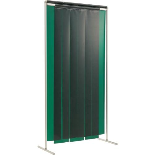 (送料別途)(直送品)吉野 クグレール 遮光用衝立のれん型1×2 キャスター無しグリーン YS-12SF-KG-G | 