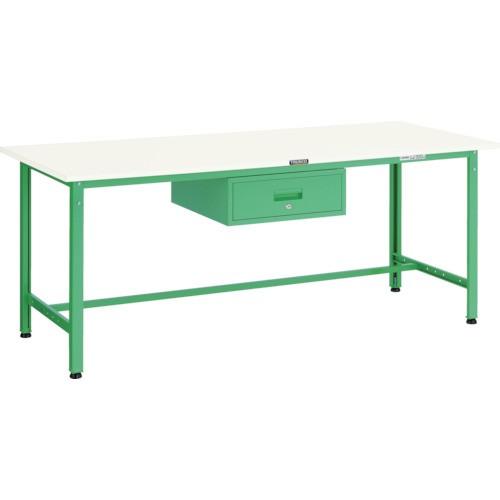 (送料別途)(直送品)TRUSCO AE型作業台 900X600XH740 1段引出付 ダークグレー色 AE-0960F1 DG | 