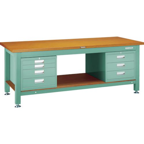 (運賃見積り)(直送品)TRUSCO TW型作業台 1200X750XH740 3段・4段引出付 TW-1200D3D4 | 