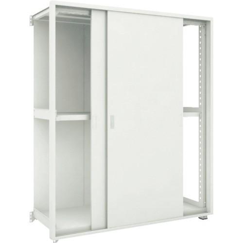 (個別送料2000円)(直送品)TRUSCO M3型棚 背板・引違扉付 W1500XD921 3段 連結 M3-6593-SK-B