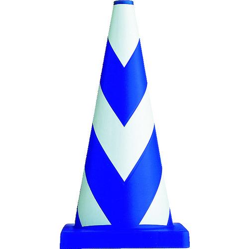 (送料別途)(直送品)サンコー ヘビースコッチコーン700H φ40(3.7Kg)ブルー/ホワイト 8Y0049 | 