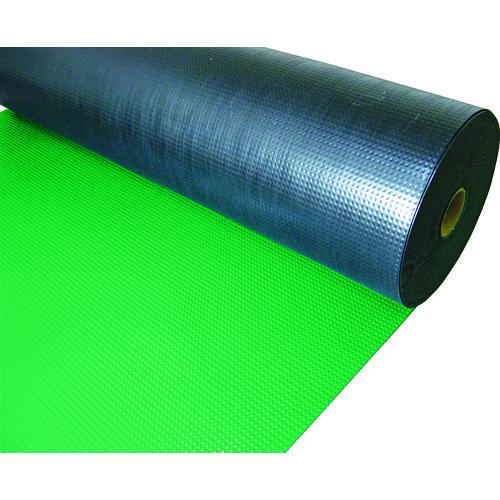 (運賃見積り)(直送品)TRUSCO 塩ビマット ピラミッド グリーン 1.5mmX915mmX20m TEPM-920-GN