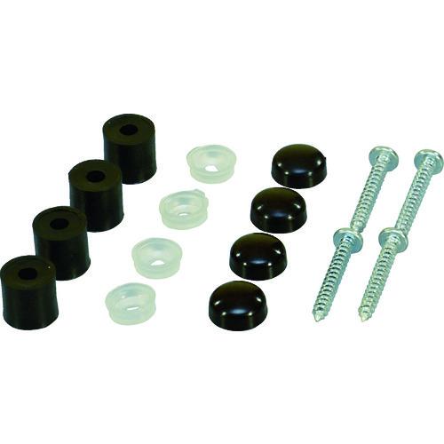 光 パンチングボード 壁面用 止め具セット 黒 4組入 PBHT-111 | 