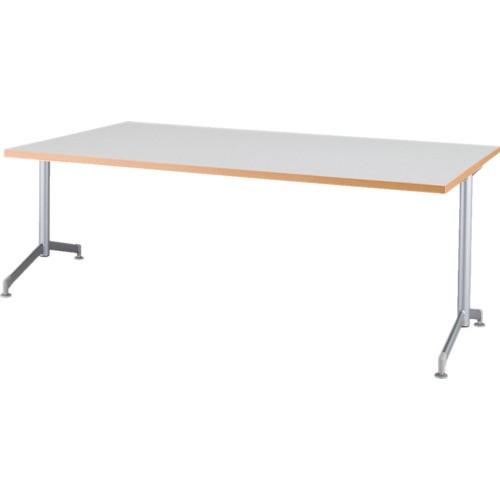 (送料別途)(直送品)アイリスチトセ リフレッシュテーブル フーク T字脚 1500×750 ホワイト CFKTT1575G-W
