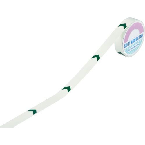 緑十字 高輝度蓄光ラインテープ(矢印付) FLAY-2510 25mm幅×10m 屋内用 PET 361006