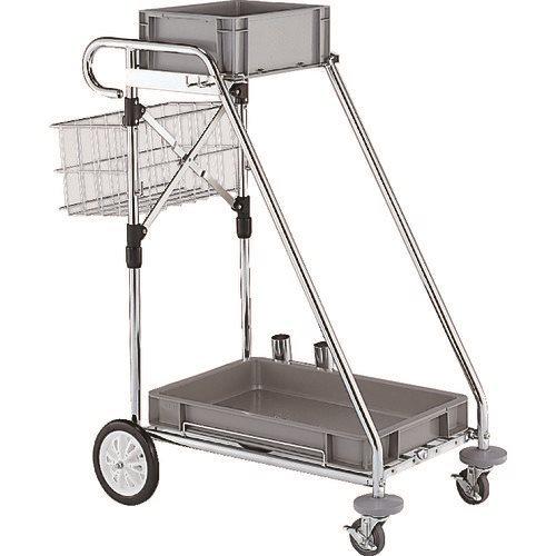 (貨物輸送別途)(直送品)テラモト そうじ手道具手押し車 ビルメンカ-トH DS-571-410-0 掃除用具-キッチン、日用品、文具