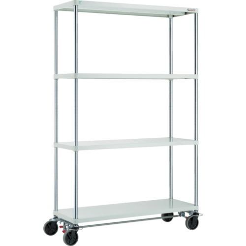 (送料別途)(直送品)TRUSCO スチールラック フェニックスラック 1500X600 U車輪4輪S付 W色 抗菌粉体塗装 PER-6564-U125-B4-W