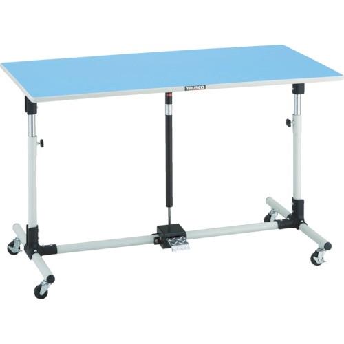 (直送品)TRUSCO 上下調節機能付作業台750X600XH700-950 車輪付 JM-7560GC