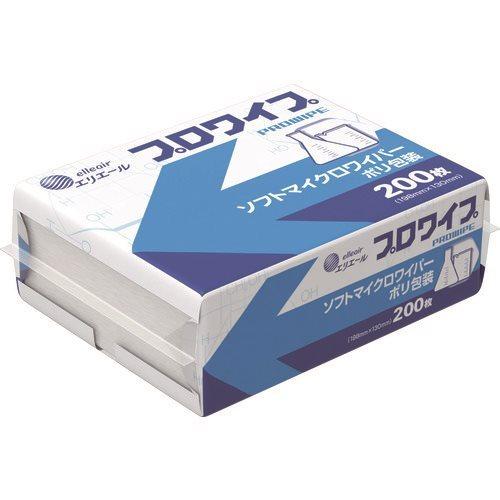 エリエール ウエス プロワイプ ソフトマイクロワイパー ポリ包装 200枚×72P入り 723589 | 
