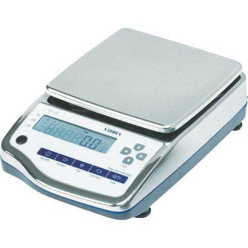(送料別途)(直送品)ViBRA 高精度電子天びん 防塵防水型 (校正用分銅内蔵タイプ) 丸皿 ひょう量3.20 CJR-3200 | 