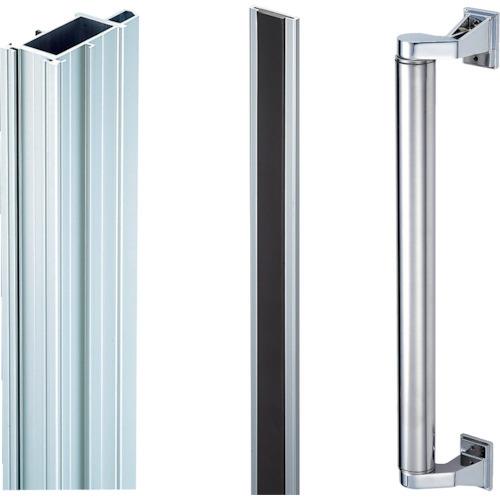 (送料別途)(直送品)岡田 間仕切カーテン 大型間仕切ポールセット(SG用)両開セット 3.5m 97NW35 送料別途)(直送品)岡田 間仕切カーテン 大型間仕切ポールセット(SG用)両開