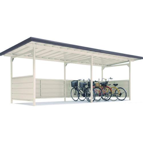 (送料別途)(直送品)ヨドコウ ヨド自転車置場 YOKC-245 ブラウニー 基本棟 YOKC-245BN-1-1X1 | 