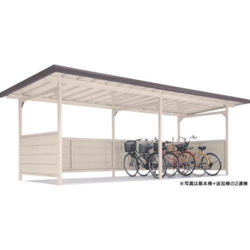 (送料別途)(直送品)ヨドコウ ヨド自転車置場 YOKC-245 ブラウニー 2連棟 YOKC-245BN-1-2X1 | 