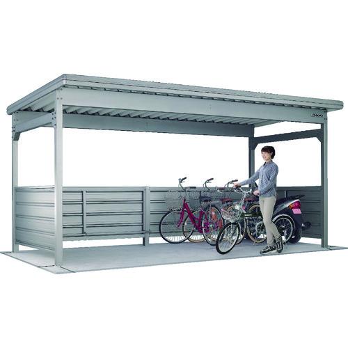 (送料別途)(直送品)ヨドコウ ヨド自転車置場(豪雪型) TS 基本棟 収納台数8台 間口4800×奥行2000×高さ2475mm KWAU4826TS-1X1 | 