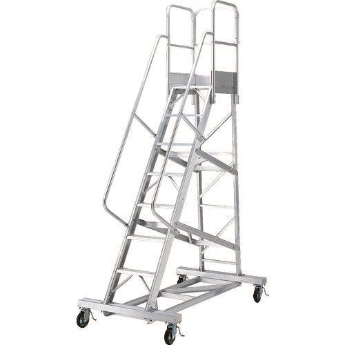 (送料別途)(直送品)ピカ アルミ合金製移動式作業台 DWS-D型 2.4m DWS-D240AS | 