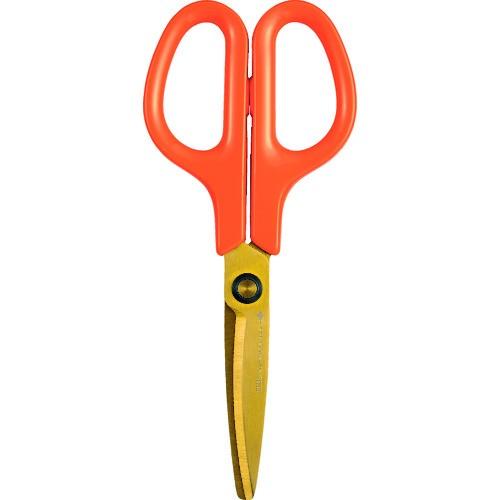 PLUS 34554)ハサミ フィットカットカーブ 洗えるチタン キャロットオレンジ SC-175STW OR | 