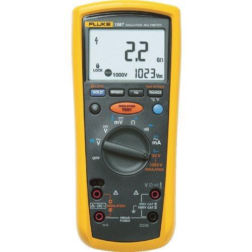 FLUKE デジタル・マルチメーター付絶縁抵抗計 1587FC : プラスワン 