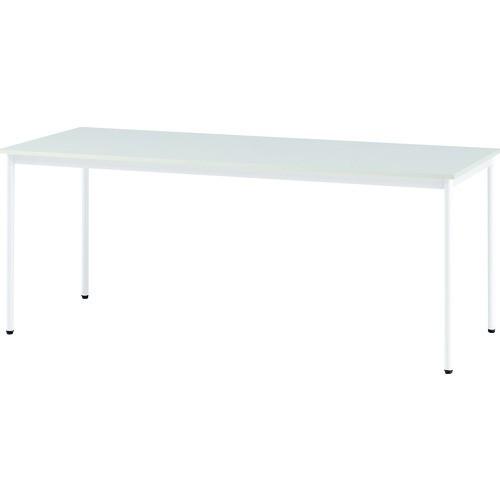 (送料別途)(直送品)TOKIO オフィスデスク 角型 間口1800×奥行750×高さ720mm ホワイト RM-1875-W