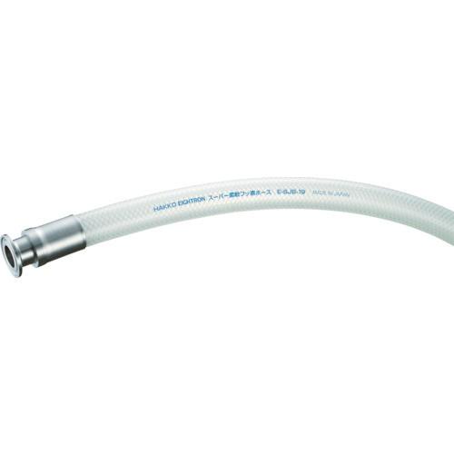 (送料別途)(直送品)TRUSCO フェルール継手スーパー柔軟フッ素ホース Φ19X1SX1m TE-SJB-19-F1S-1