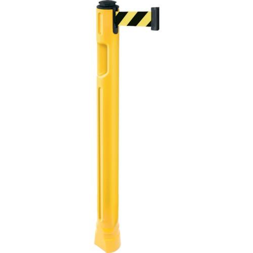 (運賃見積り)(直送品)スガツネ工業 (290035908) ベルトパーテーション ポール 支柱黄 黄黒 80-5300YL-SF