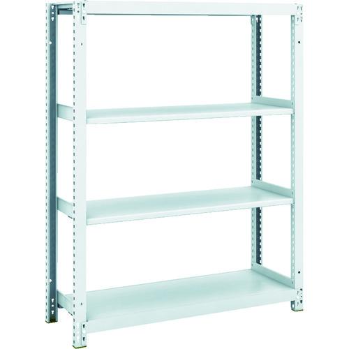 (送料別途)(直送品)TRUSCO スチールラック M1型抗菌塗装ボルトレス軽量棚900X320XH1200 4段 M1-4334