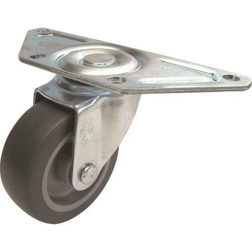 ユーエイ プレート式 自在 キャスター エラストマー 車輪径100mm Sタイプ SGC型 取付寸法139×55×42 SGC-100EL | 