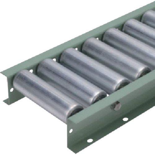 (直送品)タイヨー φ57.2(2.1)スチールローラコンベヤ ピッチ100mm 幅500mm S5721-500-100-2000