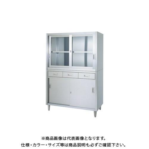 (送料別途)(直送品)シンコー ステンレス保管庫(二段式) 1500×450×1750 VADG-15045(受注生産)