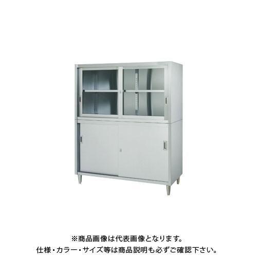 (送料別途)(直送品)シンコー ステンレス保管庫(二段式) 1200×450×1750 VAG-12045(受注生産)