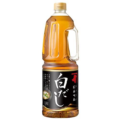 にんべん 白だし 1.8L(希釈タイプ) [かつお節 さば節 そうだがつお節 昆布 合わせだし めんつゆ] 1699年創業 鰹節・だし専門店のに | 