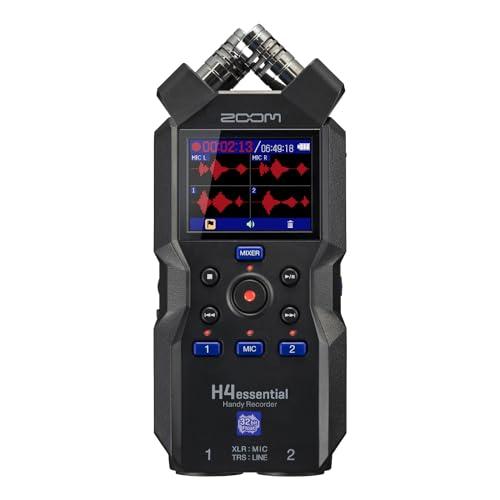 ZOOM ズーム 32bitフロート4トラック仕様ハンディレコーダーH4essential 2024年発売 H4e | 