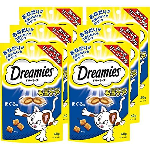 ドリーミーズ 猫用おやつ 毛玉ケアまぐろ味 60グラム (x 6) (まとめ買い) | 