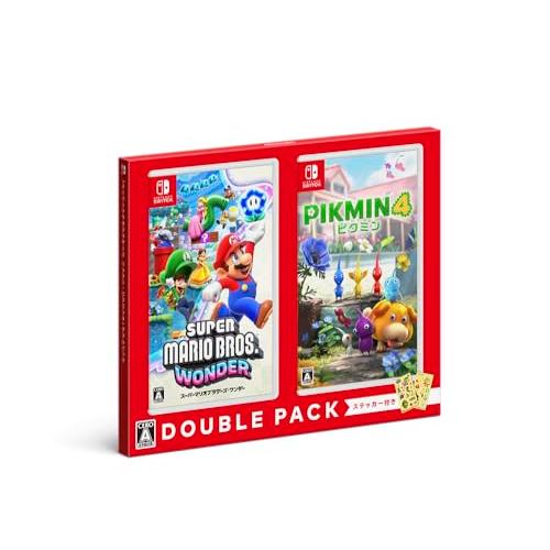 Switch スーパーマリオブラザーズ ワンダー・ピクミン4 ダブルパック 新品 スーパーマリオブラザーズ ワンダー・ピクミン4』ダブルパック