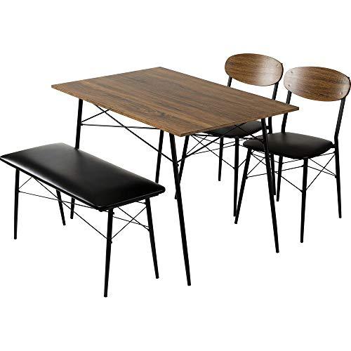 4点セット】アイリスプラザ ダイニング セット スチール(テーブル×1