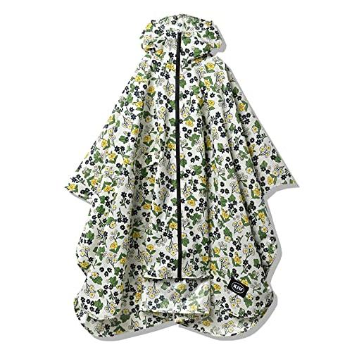 [キウ] ポンチョ RAIN Poncho-Daily 01.フローラ オフ FREE | 