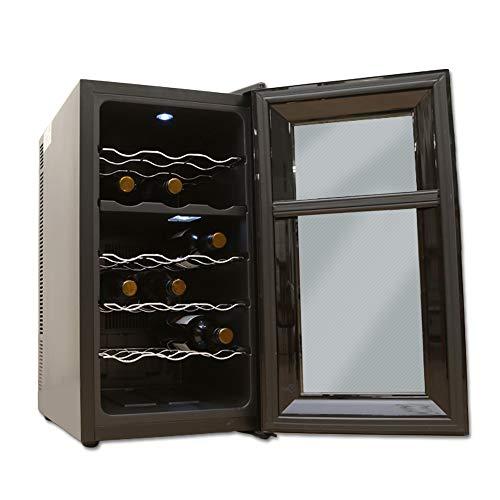 アイリスオーヤマ ワインセラー 18本収納 47L 8~18℃ ペルチェ式 上段下段温度設定可能 庫内LED メーカー1年保証 PWC-502P | 