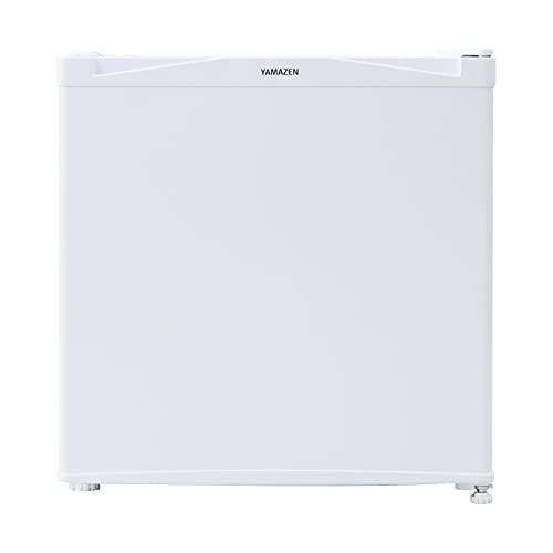 [山善] 冷蔵庫 46L 右開き YFR-51(W) ホワイト 一人暮らし 小型 1ドア 静音 省エネ 製氷スペース付き | 