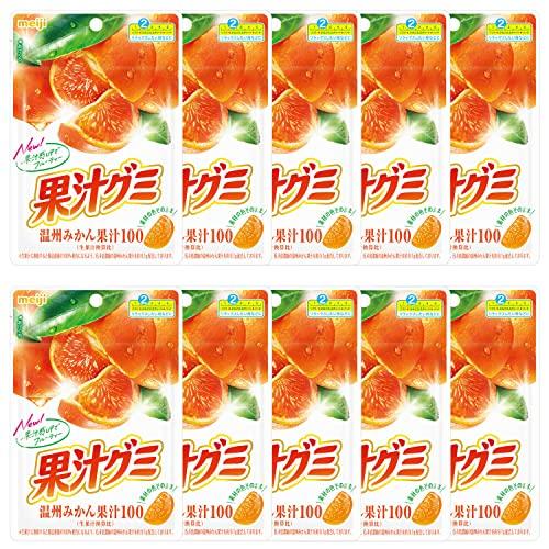 明治 果汁グミ温州みかん 54g×10袋 : plusa - 通販 - Yahoo