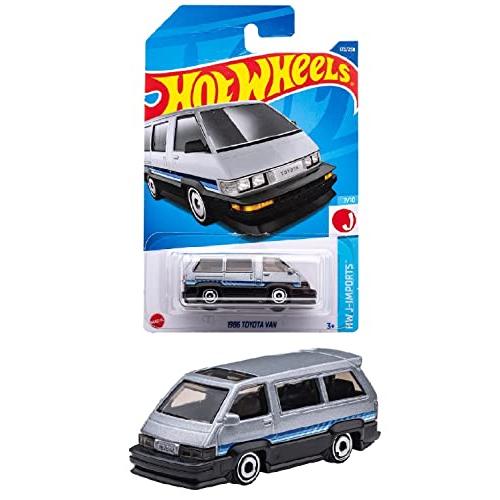 ホットウィール(Hot Wheels) ベーシックカー 1986 トヨタ バン 【3才~】 HHF68 グレー 1/64 | 