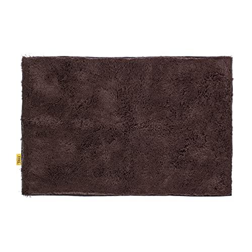 オカ(OKA) 乾度良好 Dナチュレ バスマット 約60×90cm ブラウン ( お風呂マット 大判 浴室 おしゃれ 洗面所 足ふきマット 抗菌 | 