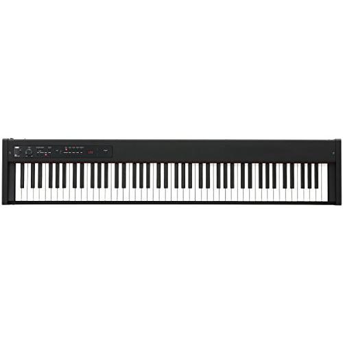 KORG コルグ D1 電子ピアノ 88鍵盤 ダンパーペダル、譜面立て付属 同音連打可能 ブラック | 
