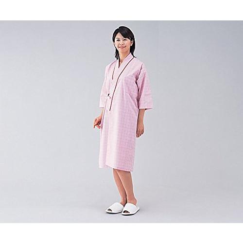 患者衣(男女兼用) 59-445 ピンクL /0-9803-03 | 