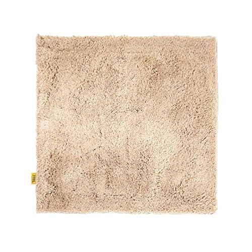 オカ(OKA) 乾度良好 Dナチュレ バスマット 約70×70cm ベージュ ( お風呂マット 大判 浴室 おしゃれ 洗面所 足ふきマット 抗菌 | 