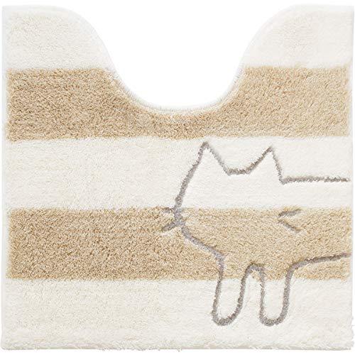 オカ うちねこ レギュラーサイズ トイレマット 約60×60cm (ホワイト) | 