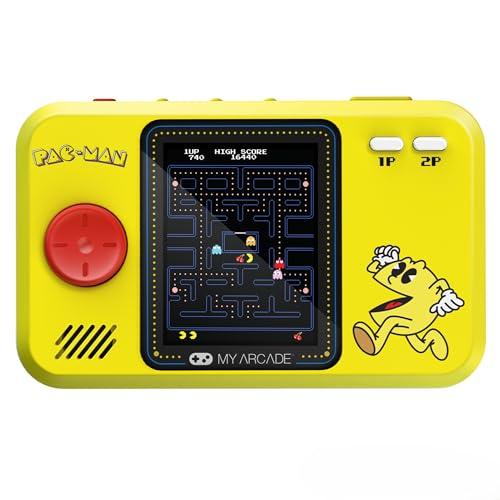 My Arcade パックマン ポケット プレーヤー プロ: ポータブル ビデオ ゲーム、2.75 インチ カラー ディスプレイ、子供用玩具 パ | 