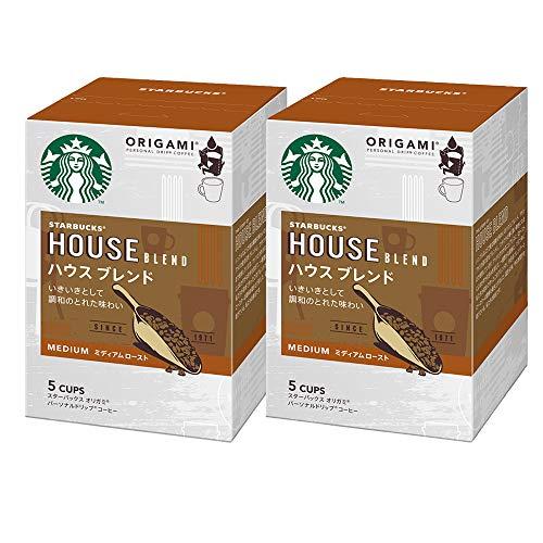 スターバックス パーソナルドリップコーヒー ハウスブレンド 5カップ分×2 スターバックス オリガミ® パーソナル ドリップ® コーヒー ディ