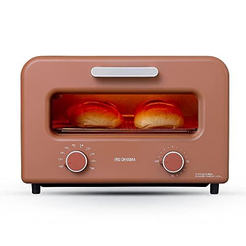 テレビで紹介／アイリスオーヤマ オーブントースター 4枚焼き スチーム